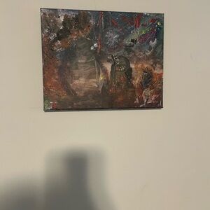 Abstract Multicolor Canvas Art